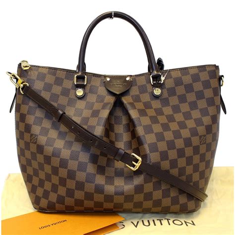 borsa tote damier louis vuitton|damier ebene leather handbags.